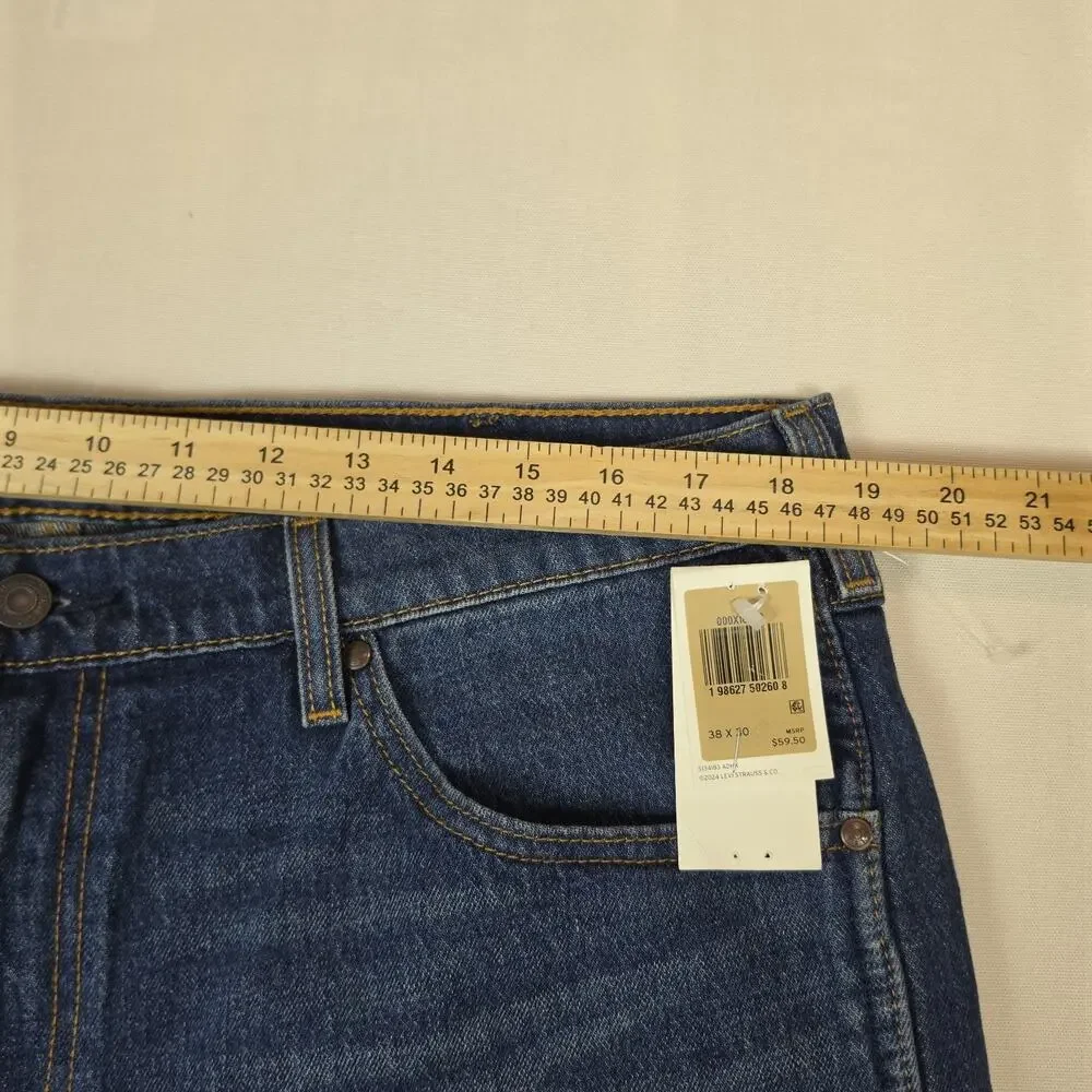 Levi's 537 Men's Jeans W38 L30 Blue Denim 38x30 New With Tags NWT